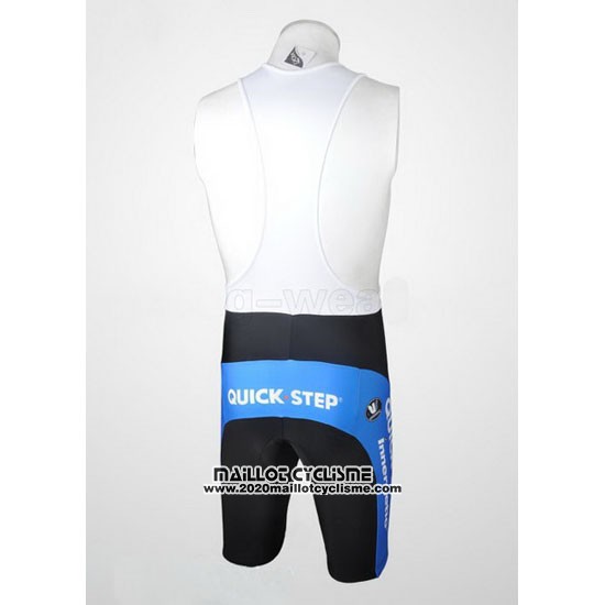 2010 Maillot Ciclismo Quick Step Floor Azur Manches Courtes et Cuissard